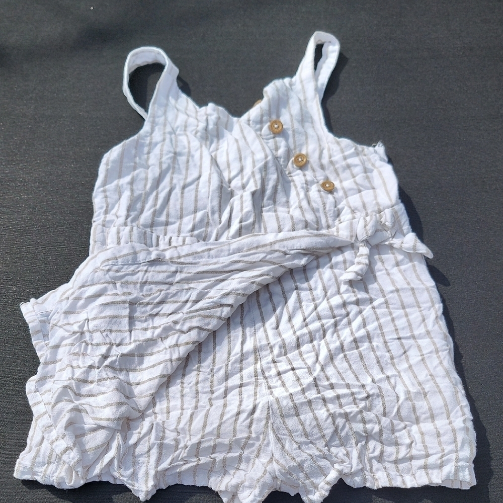 Haute Hippie White and Tan Romper - Picture 3 of 4